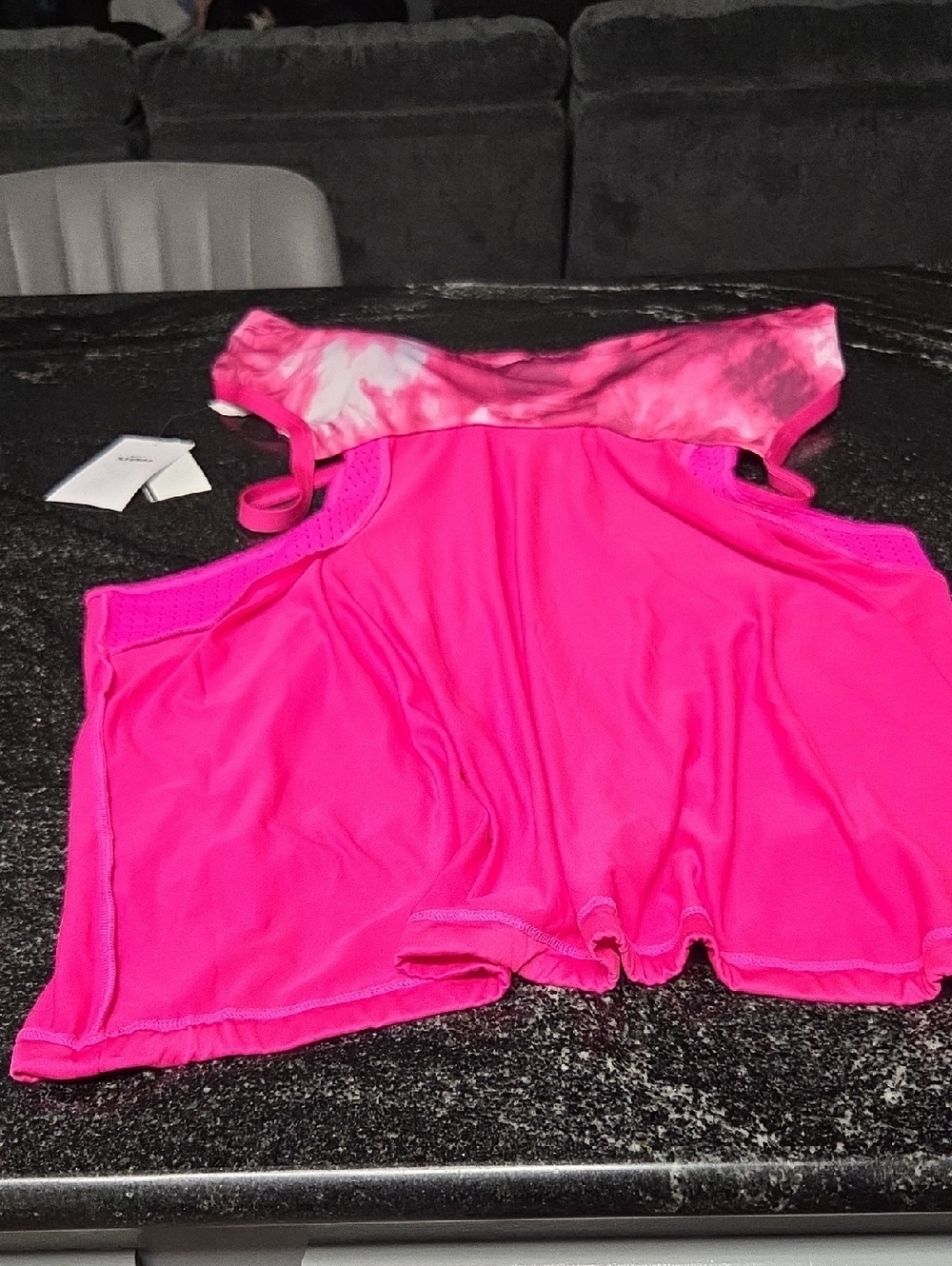 Nike Women’s Bright Pink Active Swim Top